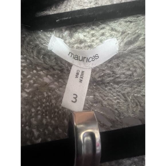 Maurice’s Plus Size Grey Cardigan Size 3x - Picture 3 of 3